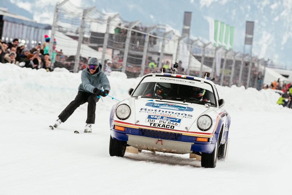 Porsche Ice Race Rothmans ski